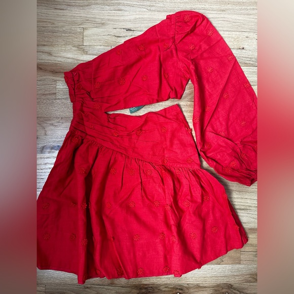 FARM RIO RED MINI DRESS- NWT - Picture 11 of 11